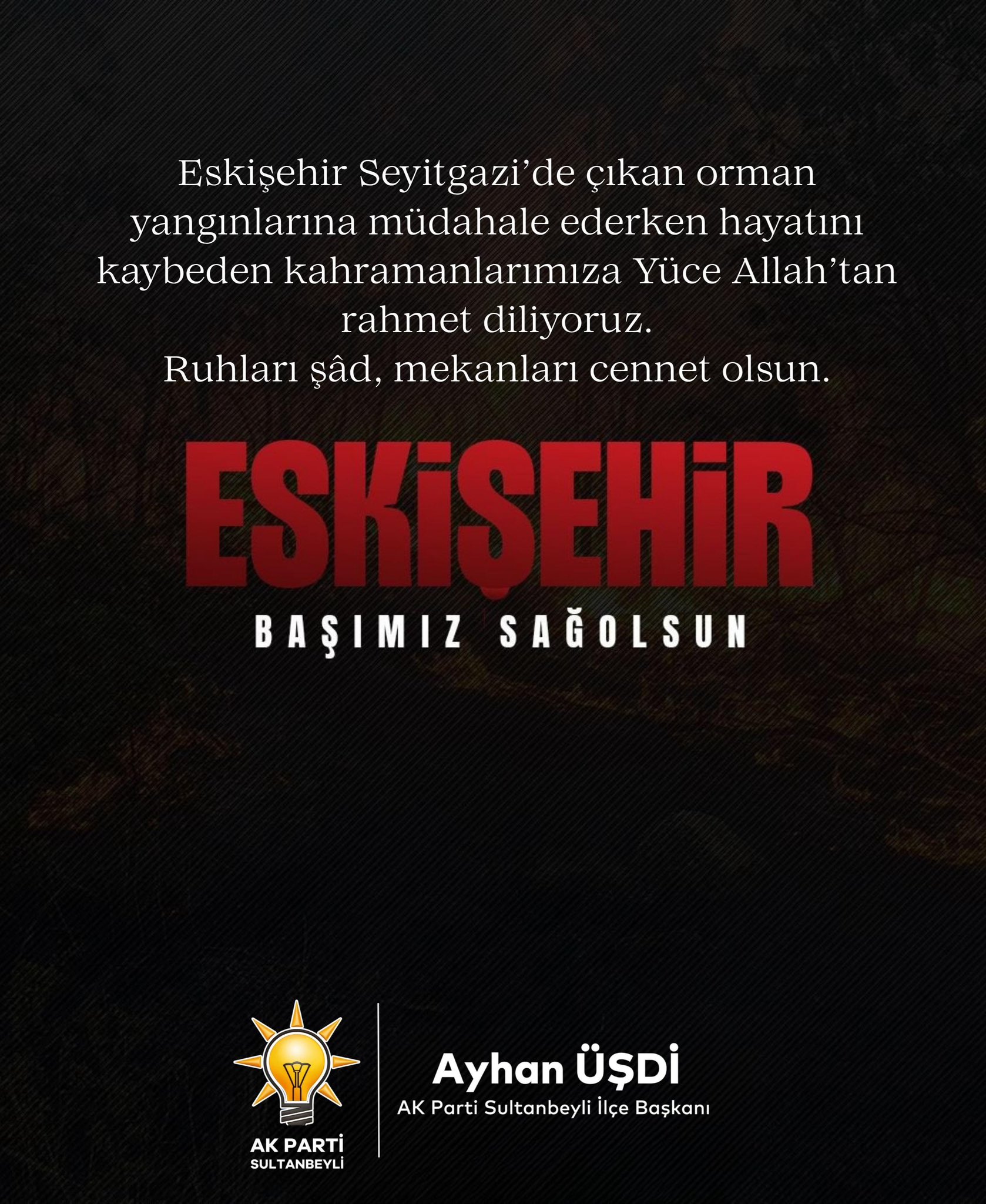 Geçmiş olsun Eskişehir