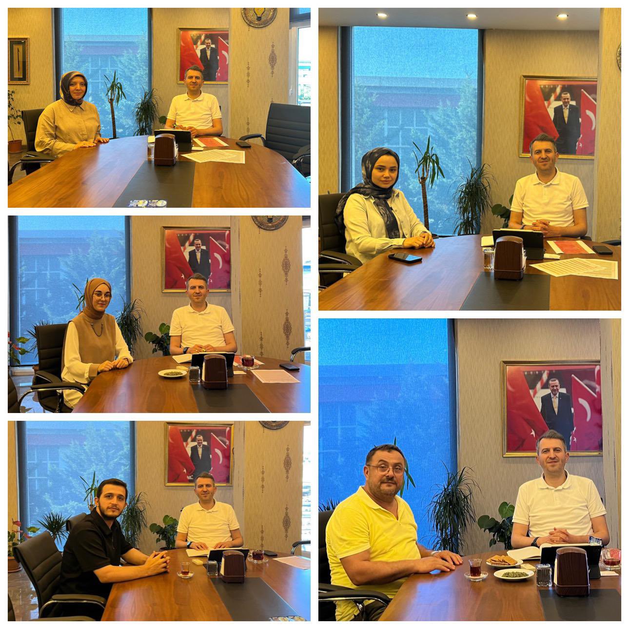 İlçe Başkanımız Sn. Ayhan Üşdi, Yönetim Kurulu Üyelerimizle birebir istişareler gerçekleştirdi