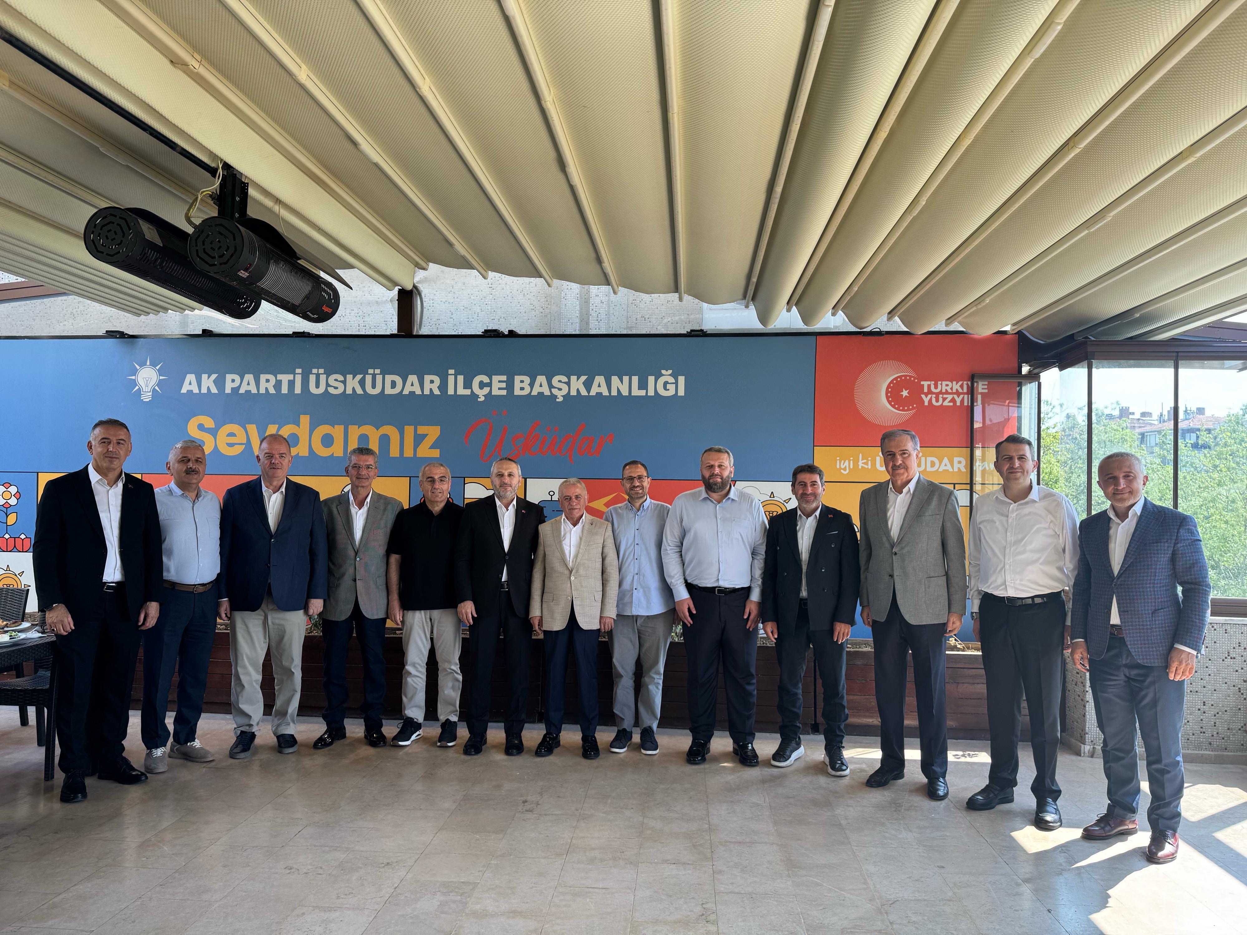 1. Bölge İlçe Başkanları Üsküdar’da Bir Araya Geldi